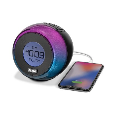 ihome colour changing alarm clock