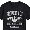 Men's - Star Wars - Property Of Rebellion Short Sleeve Graphic T-Shirt - 2 of 4