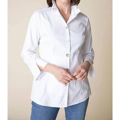 Women's Perfect Travel Sculpted Collar Shirt - habitat