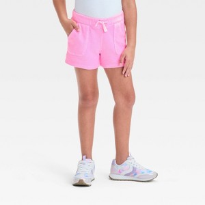 Girls' Pull-On Terry Shorts - Cat & Jack™ - 1 of 3