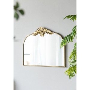 CAVINAS Arched Wall Mirrors with Metal Frame,Decorative Dressing Wall-Mounted Decor Mirror for Bathroom,Living Room,Bedroom - 1 of 4