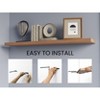 Vynxaria  47.3' Decorative Wall Shelf Set of 2 - Modern Floating Design - 4 of 4