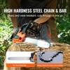 VEVOR Gas Chainsaw, 52CC 18" 2.55HP, Gasoline Powered Chain Saw, Handheld Cordless Petrol Chainsaws for Tree Wood Branch Cutting, Orange - 3 of 4