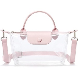 Clear Bag for Stadium Approved Small Crossbody Purse Handbags for Concerts Sports Events - 1 of 4