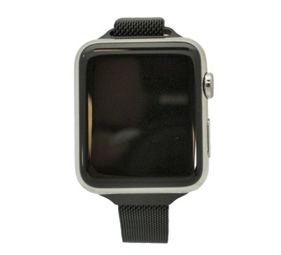 Olivia Pratt Solid Skinny Mesh Apple Watch Band