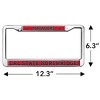 Cal State Northridge Matadors Logo Full Size Standard License Plate Metal Frame - 4 of 4