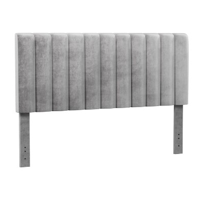 King Crestone Upholstered Headboard Gray - Hillsdale Furniture