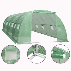 vidaXL Greenhouse 258.3 ft 19.7 ft.x13.1 ft.x6.6 ft. - 1 of 4