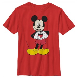 Boy's Disney Mickey Mouse Heart T-Shirt - 1 of 4