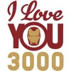 Girl's Marvel Iron Man Love 3000 T-Shirt - 2 of 4