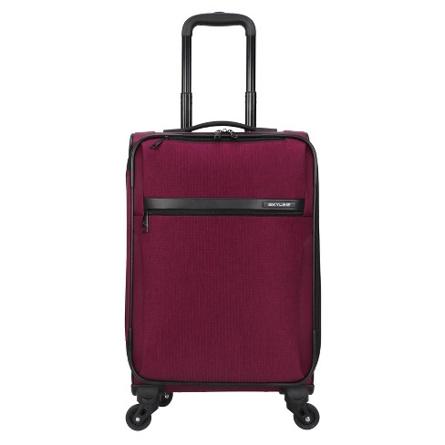 Skyline Softside Carry On Spinner Suitcase Tawny Port Target