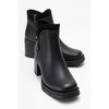Parly - Black Zip-Block Heel Boot (Women) | Prologue Shoes - 2 of 4