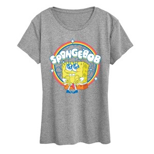 Women's - Spongebob Squarepants - Kawaii Short Sleeve Graphic T-Shirt - 1 of 4
