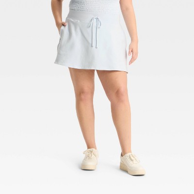 Women's Mid-Rise Interlock Skort - Wild Fable™