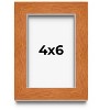 PosterPalooza | Photo Size Classic Brown Picture Frame - UV Acrylic, Foam Board Backing, Hanging Hardware - 2 of 4