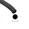 Unique Bargains Solid Foam Rubber Round Soundproof DIY Weather Seal Strips - 2 of 4