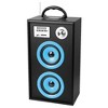 Supersonic SC1300KBL Portable Rechargeable Speaker with Karaoke and FM Radio (Blue) - 2 of 2