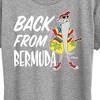 Women's - Disney - Straight Outta Bermuda Short Sleeve Graphic T-Shirt - 2 of 4