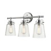 Millennium Lighting Amberose 3 - Light Vanity in  Chrome - 3 of 4