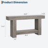 Console Table for Entryway, Entry Accent Table for Living Room, Long Console Table with Storage, Farmhouse Hallway Table - 4 of 4