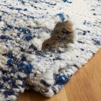 Ivory Bliss Hand-Knotted Wool Shag Rug 8' x 10'