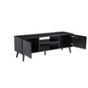 DOMETOUR Panel TV Cabinet with Storage Space Suitable for Home Living Room Office - 3 of 4