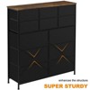 Hausource 12 Drawer Dresser Chest Storage Dresser Tall Cabinet for Bedroom Hallway - 4 of 4