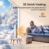 SUGIFT 1500W 26" Digital Ceramic Tower Space Heater with Remote Control, White - 4 of 4