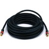 Monoprice High-quality Coaxial Audio/Video Cable - 35 Feet - Black | RCA CL2 Rated, RG6/U 75ohm (for S/PDIF, Digital Coax, Subwoofer & Composite - 4 of 4