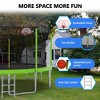 Whisen 14FT Recreational Trampoline with Safety Enclosure for Outdoor/Indoor Sports, 5 W-Legs - 4 of 4