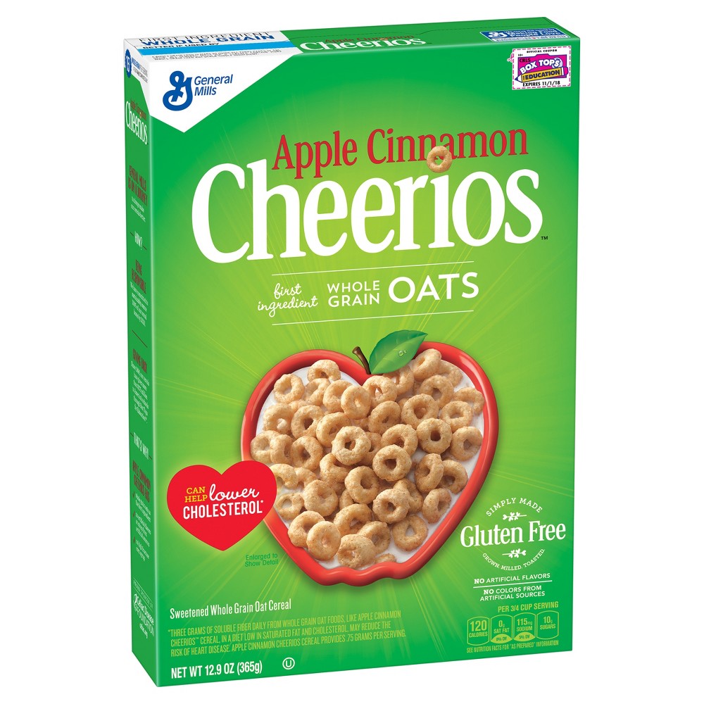UPC 016000275188 product image for Cheerios Apple Cinnamon 12 oz | upcitemdb.com
