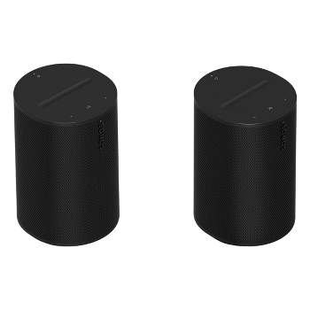 Sonos Era 100 Voice-Controlled Wireless Smart Speakers with Bluetooth, Trueplay Acoustic Tuning Technology, & Alexa Built-In - Pair (Black)