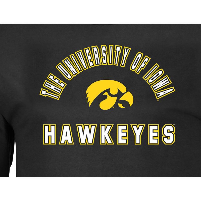NCAA Iowa Hawkeyes Men's Big and Tall Long Sleeve T-Shirt, 3 of 4