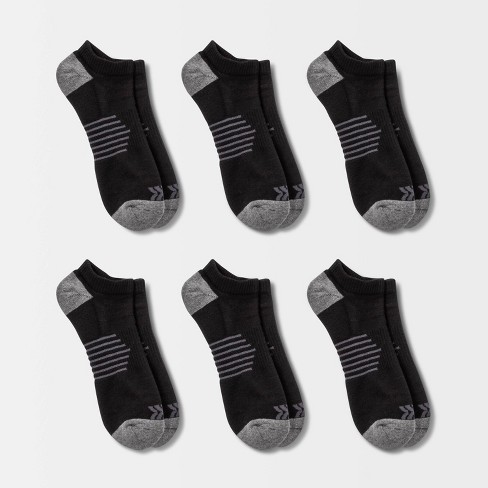 Men's Non Skid Slipper Socks Size 10-13 & 13-15 (4 pack)