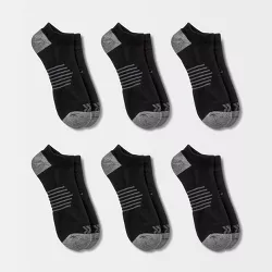 Men's Striped Arch No Show Socks 6pk - All in Motion™
