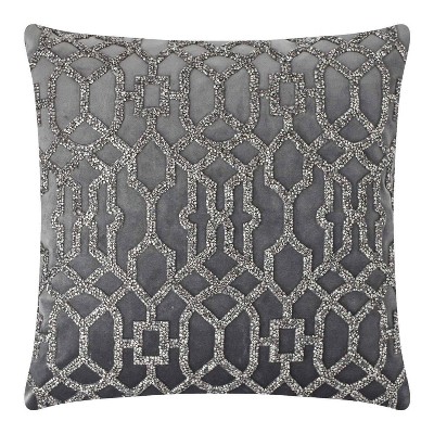 Lattice Square Throw Pillow - Sparkles Home