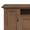72" Solid Wood Transitional Style TV Media Stand with Cord Management, Adjustable Shelves and Metal Drawer Glides for Living Room - 2 of 4