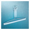 Bathroom Shower Door, Window and Mirror Squeegee with Suction Storage Hook - 12", Clear - 4 of 4