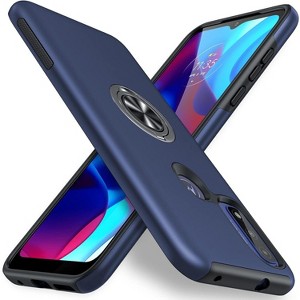 Entronix Case Compatible with Moto G Pure - 360° Circular Ring Gripstand - 1 of 4