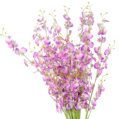 REGALWOVEN Home Wedding Party DIY Artificial Dancing Lady Orchids 36.2" 10 Pcs