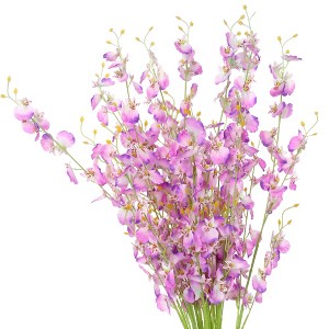 REGALWOVEN Home Wedding Party DIY Artificial Dancing Lady Orchids 36.2" 10 Pcs - 1 of 4