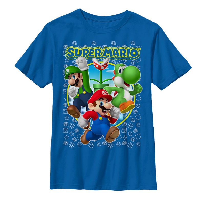 Boy's Nintendo Super Mario Run T-Shirt, 1 of 5