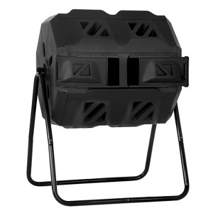 BestMassage Compost Bin 43 Gallion Outdoor Compost Tumbler for Garden Patio - 1 of 4