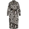 Women's Plus Size Sienna Print Dress - black | CITY CHIC - 3 of 4