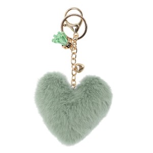 Unique Bargains Halloween Christmas Tassel Heart Handbag Charm 1 Pc - 1 of 4