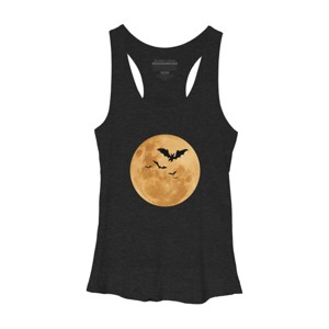 Women's Design By Humans Halloween - Moon By MonkeyStore Racerback Tank Top - 1 of 3