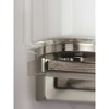 Progress Lighting Mast 2-Light Bath Vanity in Brushed Nickel with Clear and Etched Glass Shades - 2 of 4