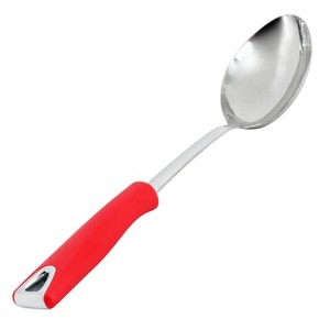 Martha Stewart Everyday Drexler Stainless Steel Serving Spoon in Red - 1 of 4