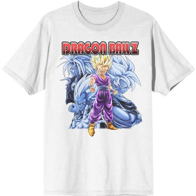 Dragon Ball Z Saiyans And Androids Boy's White T-shirt-medium : Target