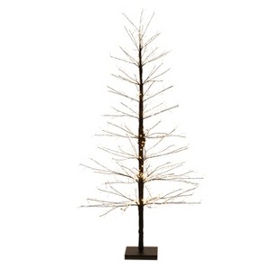 Tall Black LED Twig Tree 5'H by Melrose - 1 of 3
